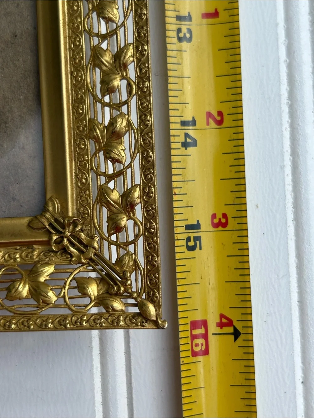 Vintage Frame Gold Ornate Picture Gallery Wall  MCM Hollywood Regency 12x16